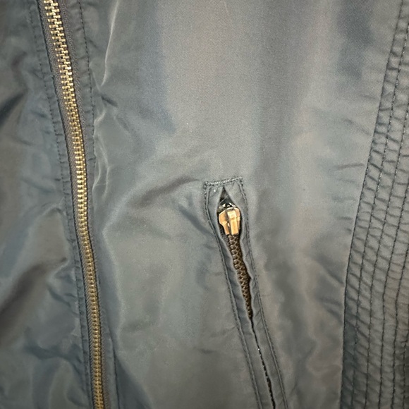 Retro Y2K Quicksilver Gray High End Moto Racer Jacket Surf Men’s S Rare - Picture 4 of 9